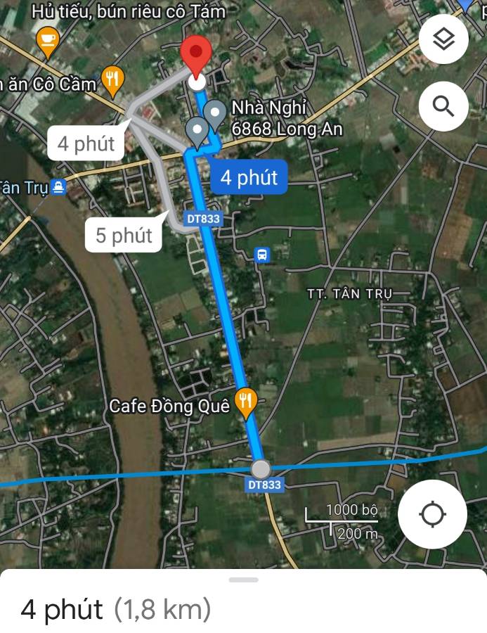 Bán  lô đất  thổ mặt tiền đường đan giá 1,6 tỷ  - Thị trấn Tân Trụ  -  Huyện Tân Trụ  - (ảnh - 6)