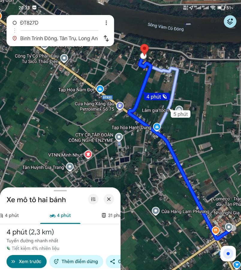 Bán lô đất thổ không dính quy hoạch giá 3,3 tỷ  - Xã Bình Trinh Đông  -  Huyện Tân Trụ  - (ảnh - 5)