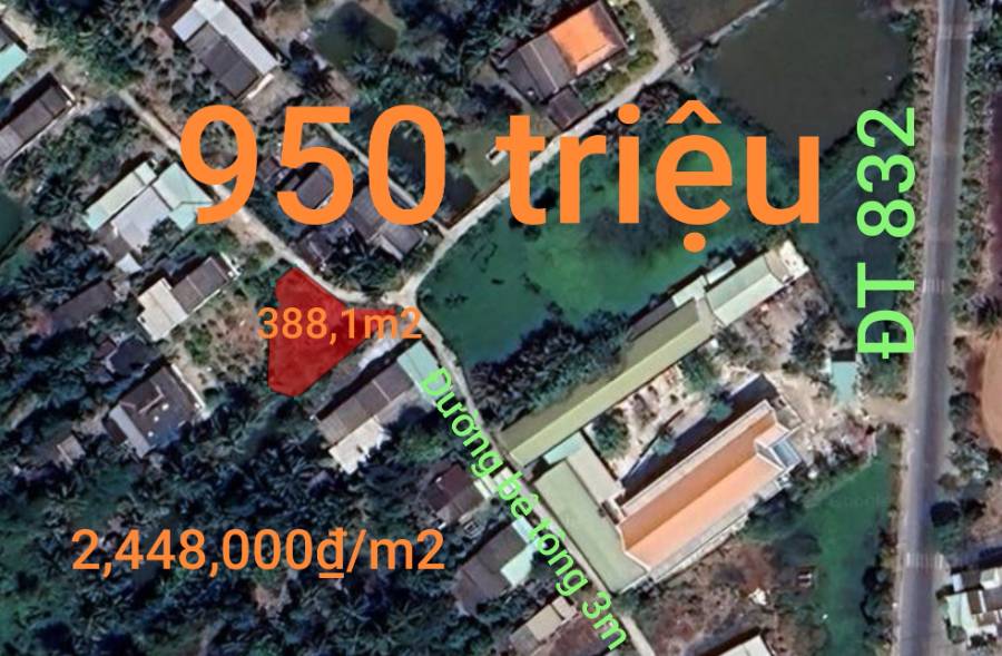 Bán gấp lô đất Thổ xã Nhựt Ninh giá 950 triệu  - Xã Nhựt Ninh  -  Huyện Tân Trụ  - (ảnh - 5)