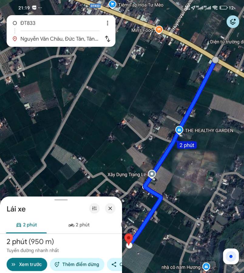 Bán gấp lô đất thổ mặt tiền đường nhựa 5 m giá 550 triệu  - Xã Đức Tân  -  Huyện Tân Trụ  - (ảnh - 5)