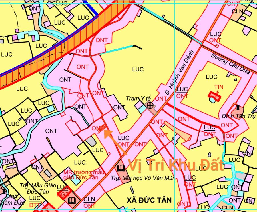 Bán đất lúa chuyển thổ xã Vàm Cỏ gần Quốc Lộ 50B giá 1,6 tỷ  - Xã Đức Tân  -  Huyện Tân Trụ  - (ảnh - 0)