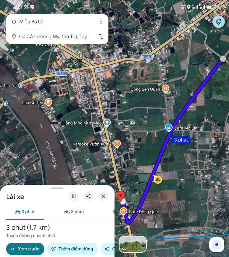 Bán đất lúa mặt tiền Tỉnh  Lộ 833 làm kho bãi giá 7,35 tỷ  - Thị trấn Tân Trụ  -  Huyện Tân Trụ  - (ảnh - 4)