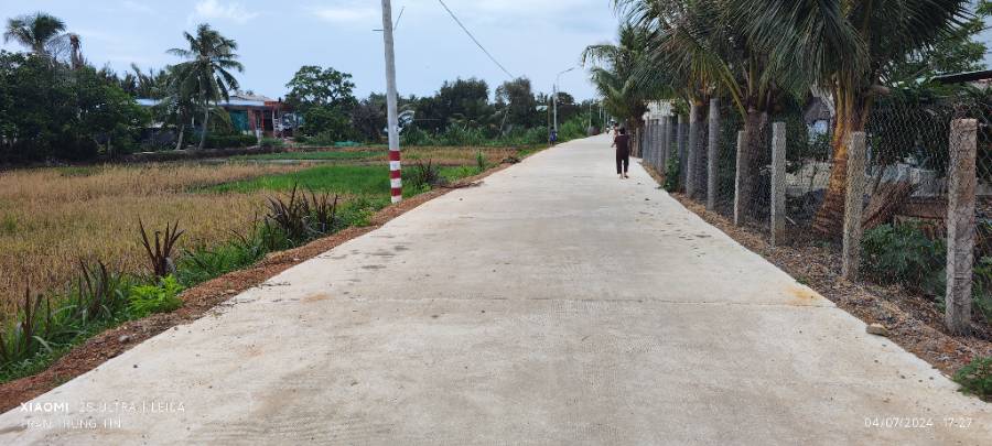 Bán lô đất lúa 4 mặt tiền chuyển thổ phân lô giá chốt 4  tỷ  - Thị trấn Tân Trụ  -  Huyện Tân Trụ  - (ảnh - 3)