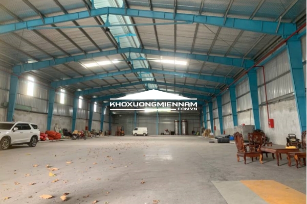 Cho thuê Kho Xưởng 1.200m2 Bình Tân. Hệ thống PCCC, xe Container 24/24