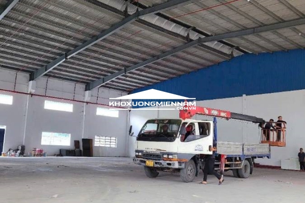 Cho thuê Kho Xưởng 2.000m2 Thủ Thừa, Long An. Hệ thống PCCC tự động