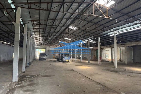 💥💥 Cho thuê Kho Xưởng 1.400m2 Quận 12, TP HCM. Đường xe Container 40f vô tận kho.