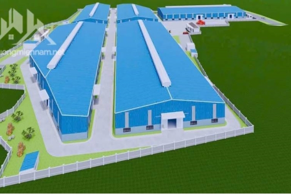 Cho thuê nhà xưởng 19.000m² Tân An, Long An. 

- Tổng diện tích khuôn