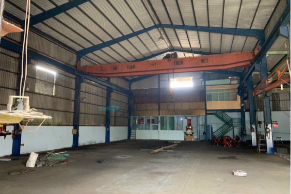 💥💥 Cho thuê kho xưởng 600m2 Bình Chánh. Có Palang, cẩu trục.