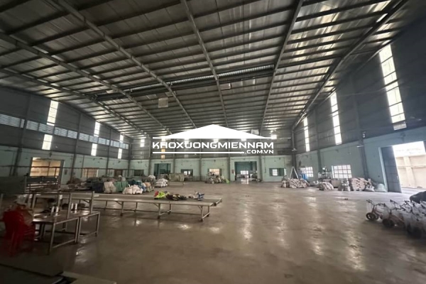 Cho thuê Kho Xưởng 7.000m2 Long An. Hệ thống PCCC, đường xe Container 24h
