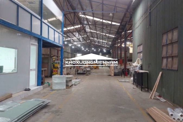 Cho thuê Kho Xưởng 2.000m2 Hóc Môn. Hệ thống PCCC đầy đủ