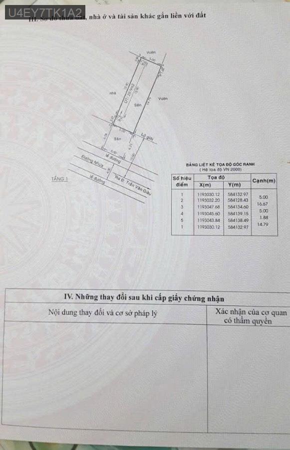 Bán đất - Xã Phạm Văn Hai  -  Huyện Bình Chánh  - 84m² - 3tỷ - (ảnh - 0)
