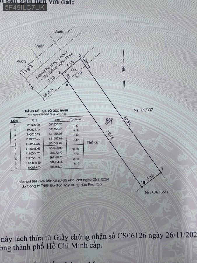 Bán đất - Xã Bình Lợi  -  Huyện Bình Chánh  - 0m² - 1.55tỷ - (ảnh - 2)