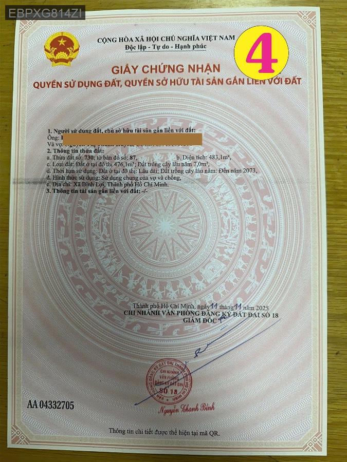 Bán đất - Xã Bình Lợi  -  Huyện Bình Chánh  - 473m² - 10.879tỷ - (ảnh - 3)