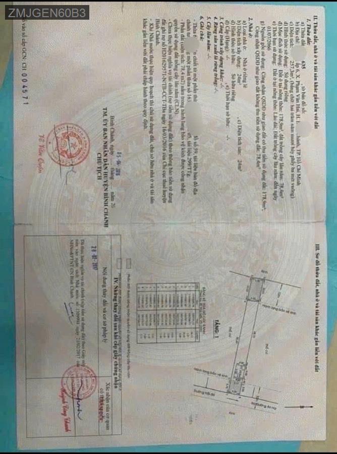 Bán đất - Xã Phạm Văn Hai  -  Huyện Bình Chánh  - 0m² - 3.2tỷ - (ảnh - 0)