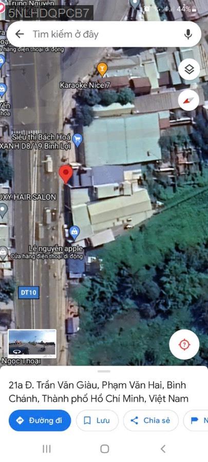 Bán nhà mặt tiền - Xã Bình Lợi  -  Huyện Bình Chánh  - 206m² - 8.9tỷ - (ảnh - 2)