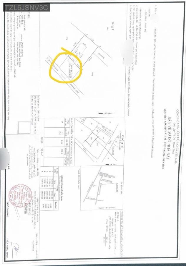 Bán đất - Xã Phạm Văn Hai  -  Huyện Bình Chánh  - 201m² - 6.2tỷ - (ảnh - 0)