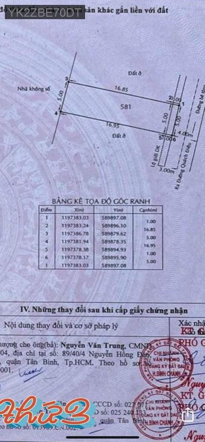 Bán đất - Xã Vĩnh Lộc A  -  Huyện Bình Chánh  - 80m² - 3.5tỷ - (ảnh - 0)