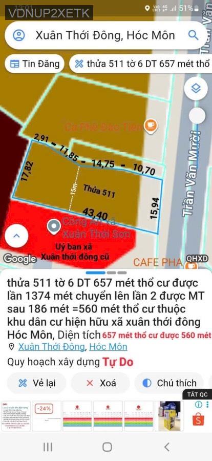 Bán nhà mặt tiền - Xã Bà Điểm  -  Huyện Hóc Môn  - 642m² - 29tỷ - (ảnh - 1)