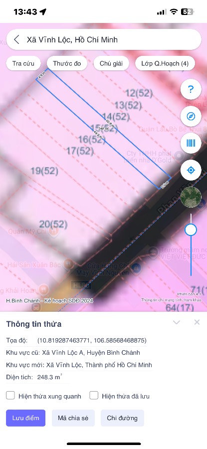 Bán nhà mặt tiền - Xã Vĩnh Lộc A  -  Huyện Bình Chánh  - 250m² - 5.5tỷ - (ảnh - 2)