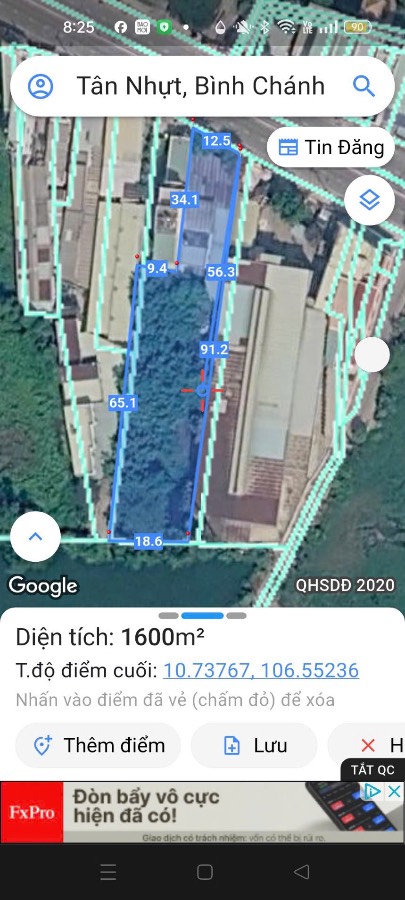 Bán đất - Xã Tân Nhựt  -  Huyện Bình Chánh  - 1630m² - 50tỷ - (ảnh - 0)