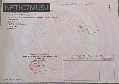 Bán đất ruộng- gần Khu Công Nghiệp Phước Đông - Xã Phước Đông  -  Huyện Cần Đước 