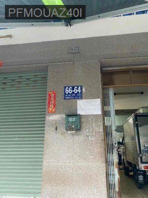 Cần bán nhà mặt tiền đường 64. khu dân cư. đối diện công viên - Phường 10  -  Quận 6 