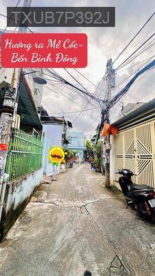Cần bán nhà Q8 có Sổ Riêng 2Pn hẻm ba gác thông giá rẻ 2Tỷ380 ngay chợ - Phường 15  -  Quận 8 