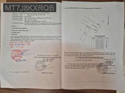 Bán gấp sổ hồng riêng ( 5ty5)  chính chủ - Xã Đông Thạnh  -  Huyện Hóc Môn 