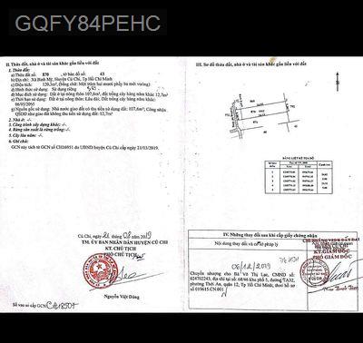 Bán đất đẹp bình mỹ - Xã Bình Mỹ  -  Huyện Củ Chi 