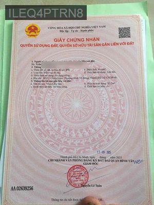 BÁN NHÀ đường chiến lược vừa ở vừa kinh doanh - Phường Bình Trị Đông A  -  Quận Bình Tân 