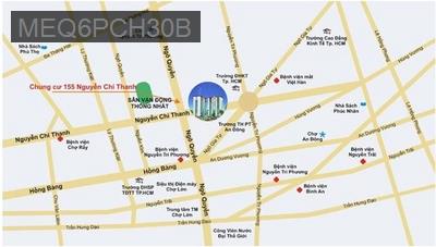 Bán Căn hộ 155 Nguyễn Chí Thanh Q.5 dt 60m2, 2 pn
giá 3.5 tỷ sổ hồng - Phường 9  -  Quận 5 