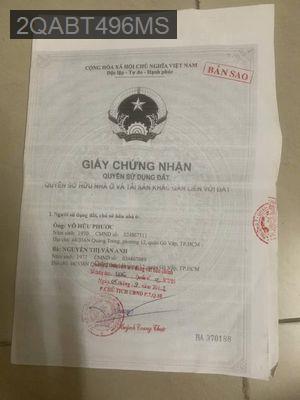Bán nhà - Phường 14  -  Quận Gò Vấp  - 71m² - 5.8tỷ
