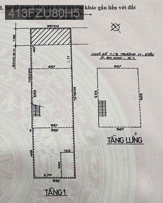 Bán nhà nát 2 căn liền kề 60+53m2 hẻm chợ Đa Kao Q.1 - Phường Đa Kao  -  Quận 1 