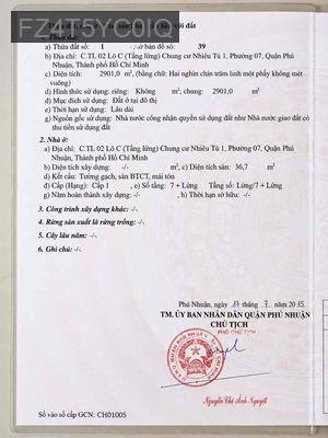 BÁN CĂN HỘ STUDIO TẦNG LỬNG – CHUNG CƯ NHIÊU TỨ 1, PHÚ NHUẬN - Phường 7  -  Quận Phú Nhuận 