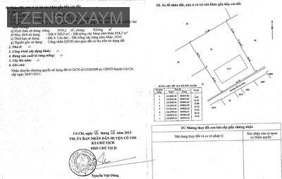 Chính chủ cần bán nhà vườn Củ Chi, ấp Cây Da, Tân Phú Trung, Củ Chi - Xã Tân Phú Trung  -  Huyện Củ Chi 