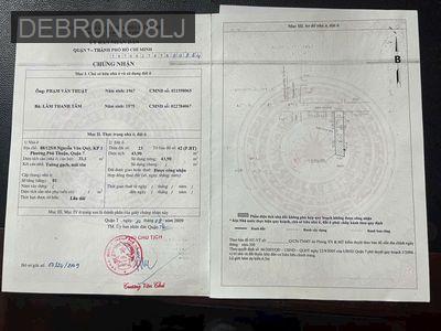 Bán nhà - Phường Phú Thuận  -  Quận 7  - 43m² - 4.55tỷ
