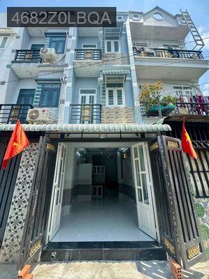 Nhà Hiệp Thành 13. Gần chợ 4x8, 2 lầu, nhà đẹp_ hẻm ô tô thông - Phường Hiệp Thành  -  Quận 12 