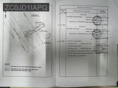 Cần bán gấp - Phường Trung Mỹ Tây  -  Quận 12 