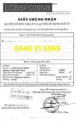 Đất 239m2 full thổ Bình Thạnh sát LM81 - Phường 25  -  Quận Bình Thạnh 