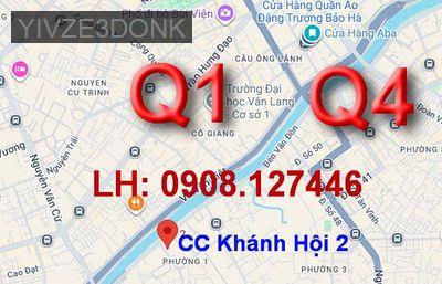 ███ BÁN CĂN HỘ 100 m2 KHÁNH HỘI 2 360 BẾN VÂN ĐỒN Q4 ████████ - Phường 1  -  Quận 4 