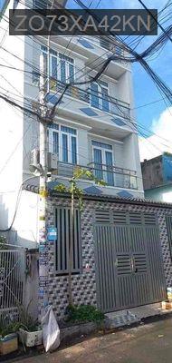 BÁN NHÀ MẶT TIỀN THỚI AN, NGAY CHỢ TRẦN THỊ CỜ, QUẬN 12, 4 TẦNG, DT 55 - Phường Thới An  -  Quận 12 