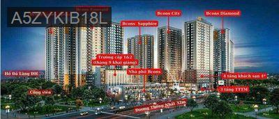 Bán chung cư - Phường Đông Hòa  -  Thị xã Dĩ An  - 53m² - 2.475tỷ