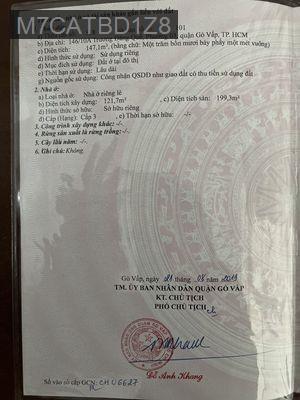 Cần bán gấp mảnh đất dãy nhà trọ ở Gò Vấp chính chủ - Phường 3  -  Quận Gò Vấp  Cần bán gấp mảnh đất dãy nhà trọ ở Gò Vấp chính chủ - Phường 3  -  Quận Gò Vấp