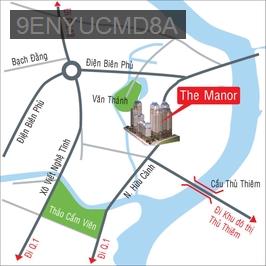 Bán CH The Manor, 18 tỷ, thương lượng , DT:  275m2, 4PN, 3WC - Phường 22  -  Quận Bình Thạnh 