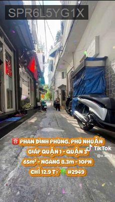Chính chủ bán nhà Phan Đình Phùng,P. Cầu Kiệu,Tp.Hcm - Phường 2  -  Quận Phú Nhuận 