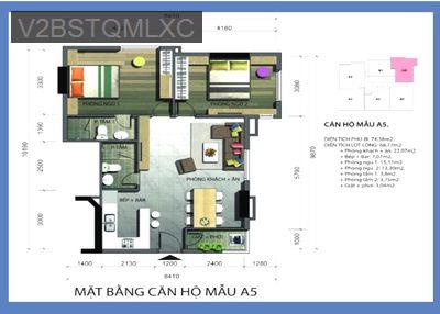 CĂN GÓC LẦU 6 SAMLAND AIRPORT 75M2 - Phường 1  -  Quận Gò Vấp 