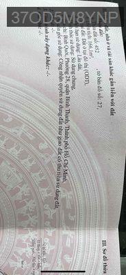 Nhà hẻm 480,dt:179m2 3 phòng ngủ - Phường 28  -  Quận Bình Thạnh 