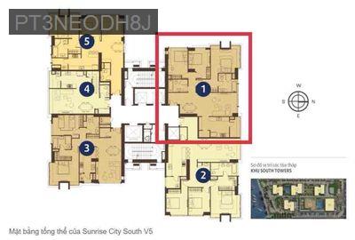 BÁN NHANH CĂN HỘ 3PN SUNRISE CITY SOUTH 129m2, GIÁ CHỈ 84tr/m2 - Phường Tân Hưng  -  Quận 7 