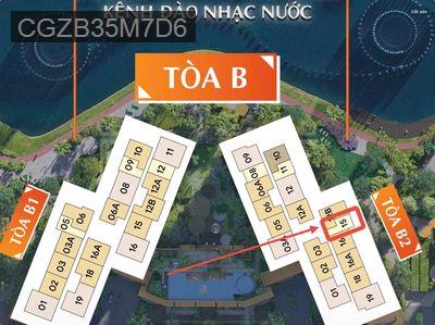 Sang nhượng căn Chung Cư 1PN View Nhạc Nước CT5 của Global City - Phường An Phú  -  Quận 2 