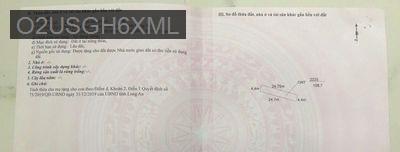 Cần bán đất nền thổ cư - Xã Long Cang  -  Huyện Cần Đước 